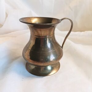 Vintage Brass Pitcher Jug - Shiny Brass Finish